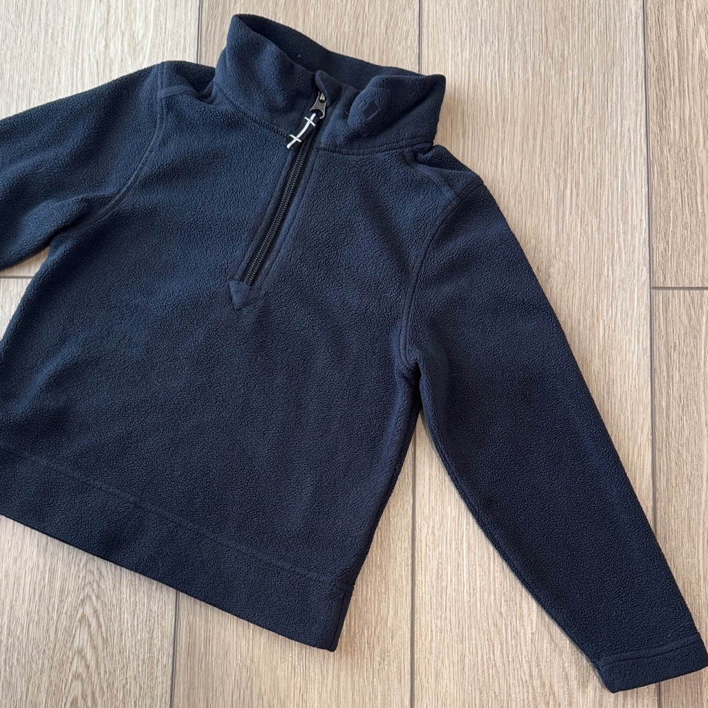 Obermeyer Kids' Ultragear Quarter Zip Fleece Medium Navy